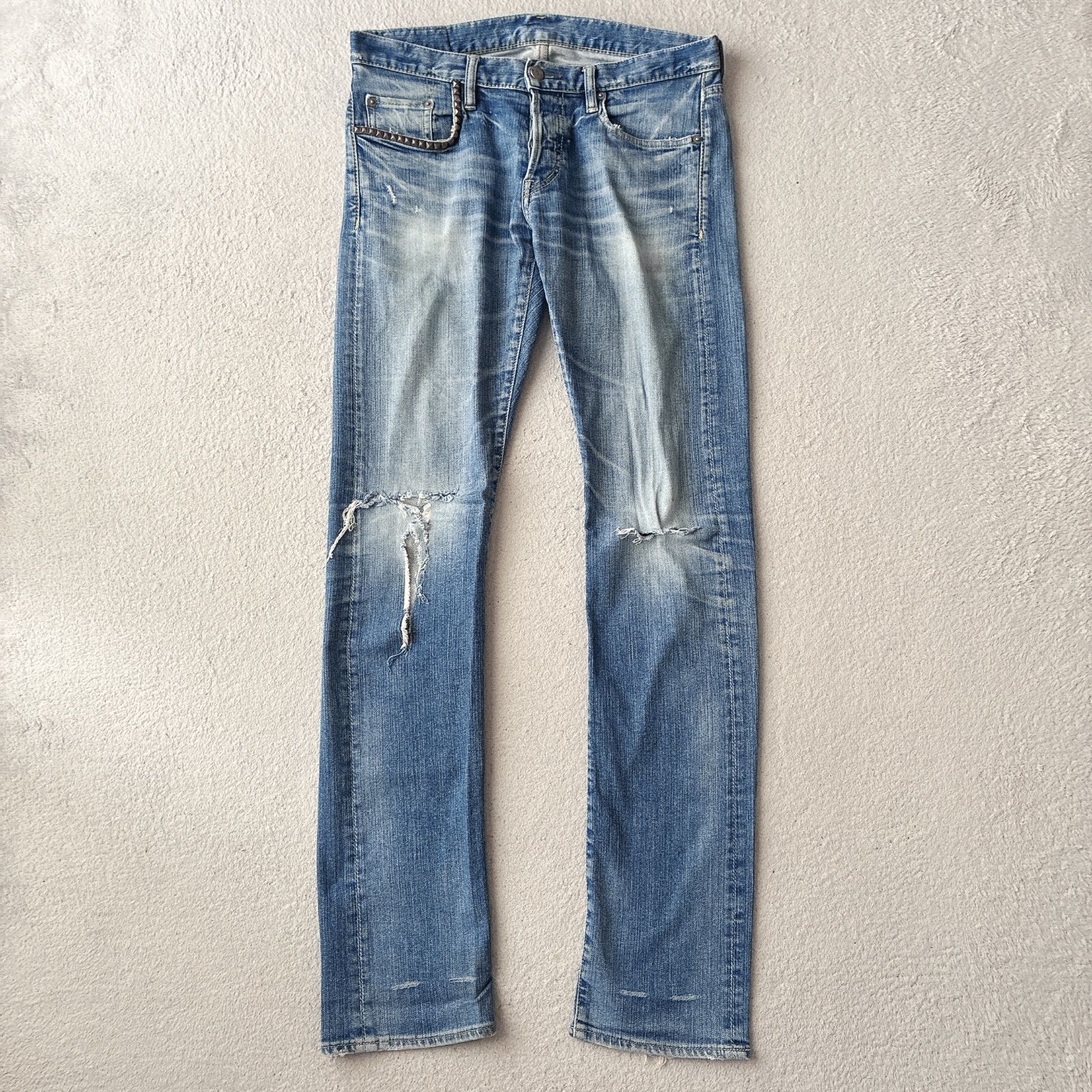HYSTERIC GLAMOUR ヒステリックグラマー デニム ジーンズ スタッズ 32