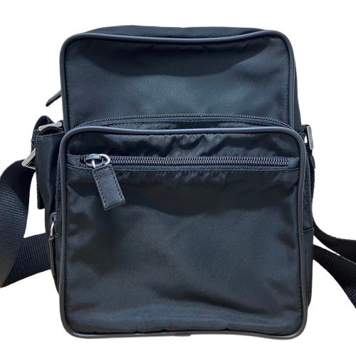 PRADA　プラダ　ナイロン V406　ブラック　ショルダーバッグ 　三角プレート
