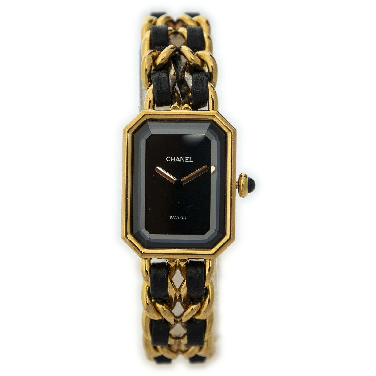 [中古] CHANEL シャネルプルミエールブラック/ゴールド金メッキA