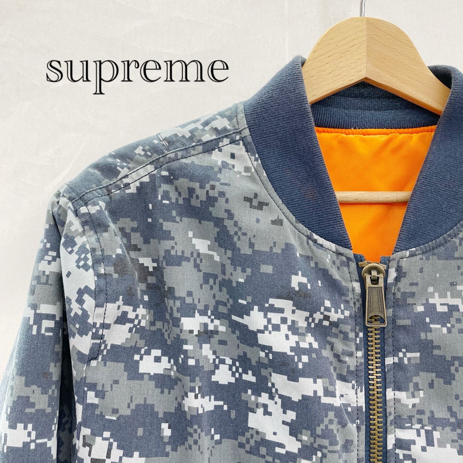 SUPREME リバーシブルジャケット M カモフラ メンズ ファッション _232023