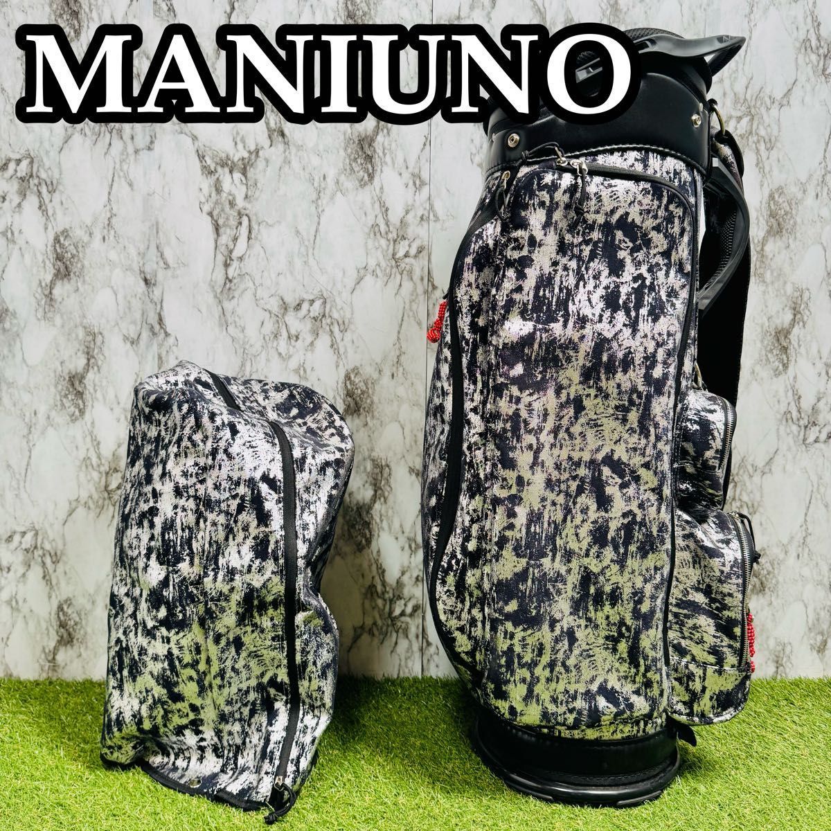 【美品】希少 マニウノ MUMG2AC1 カート式 キャディバッグ 美品】希少 マニウノ MUMG2AC1 カート式 キャディバッグ - メルカリ