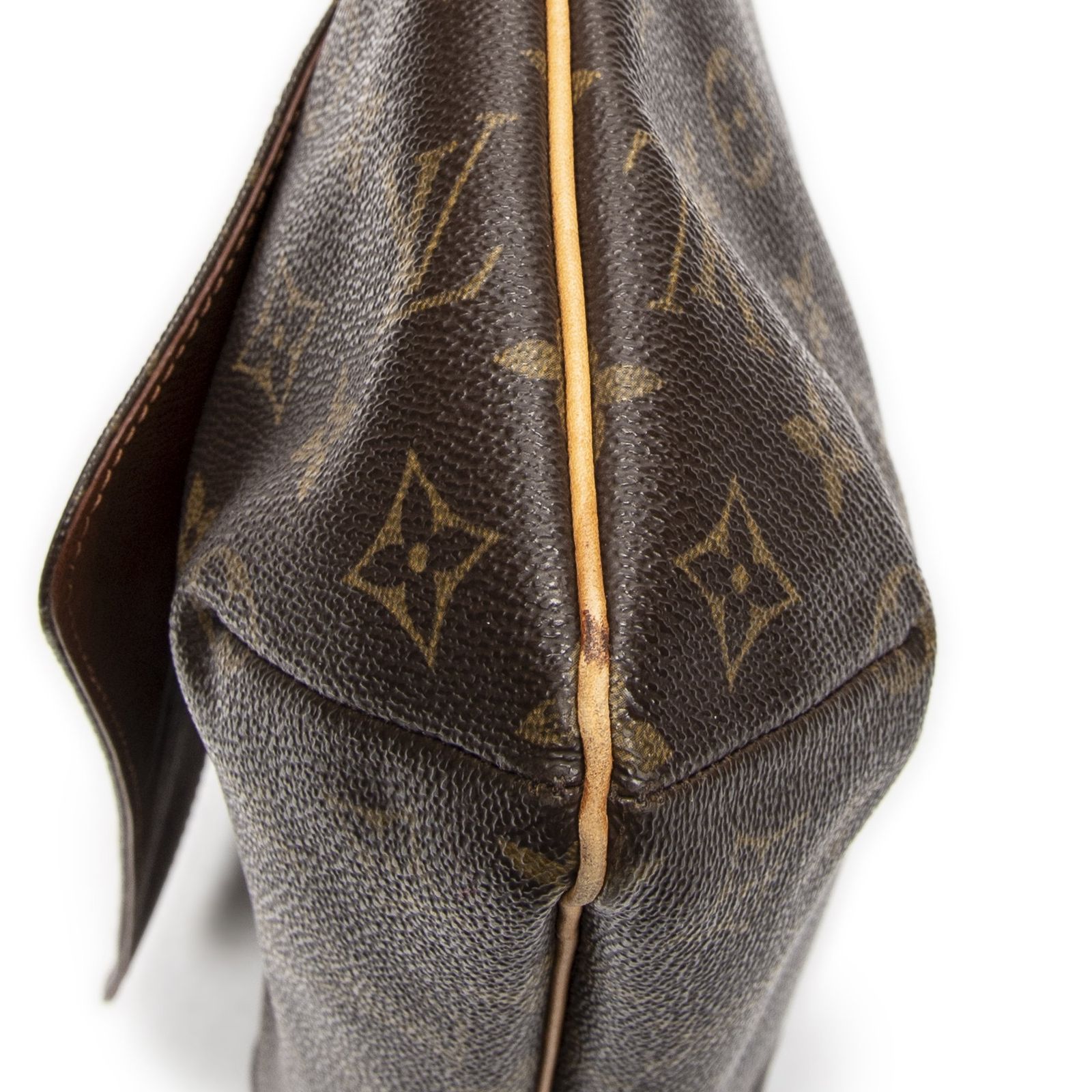 中古] LOUIS VUITTON ルイヴィトンミュゼット茶色モノグラムキャンバス 