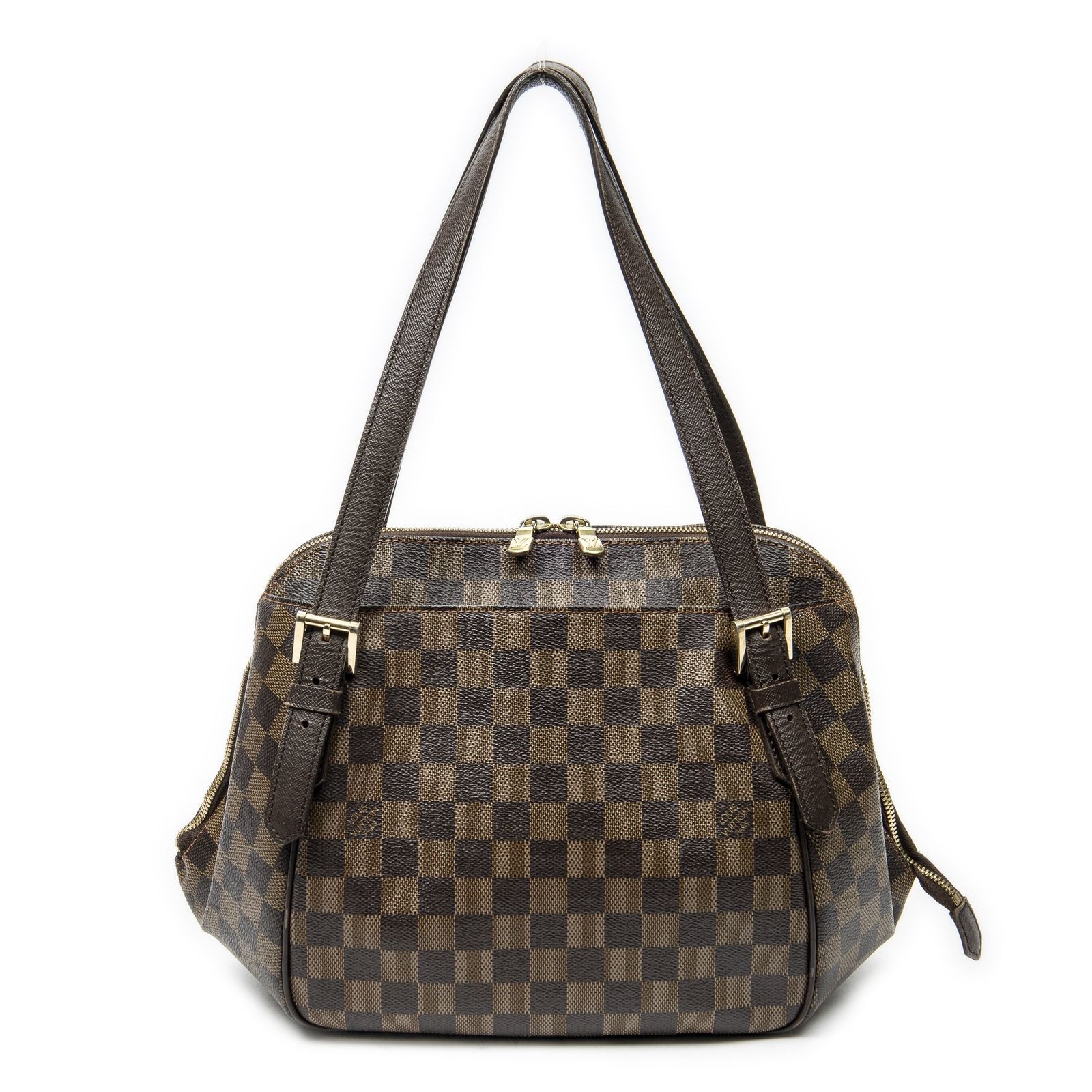 [中古] LOUIS VUITTON ルイヴィトンべレム茶色ダミエ エベヌAB