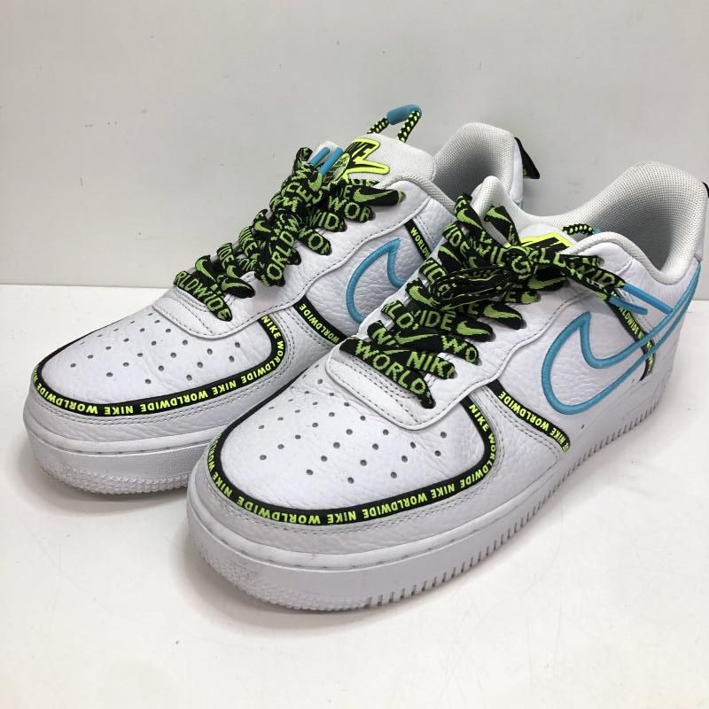 【中古】Nike Air Force 1 Low '07 PRM Worldwide CK7213-100 26cm ホワイト ナイキ エアフォース[66]