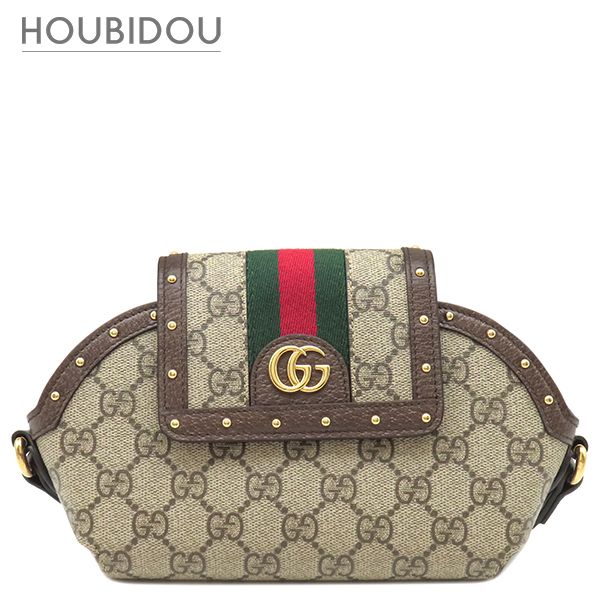 【美品】GUCCI　グッチ　オフディア　GGスプリーム　airpodsケース グッチ GUCCI ショルダーバッグ オフィディア AirPodsMaxケース GG