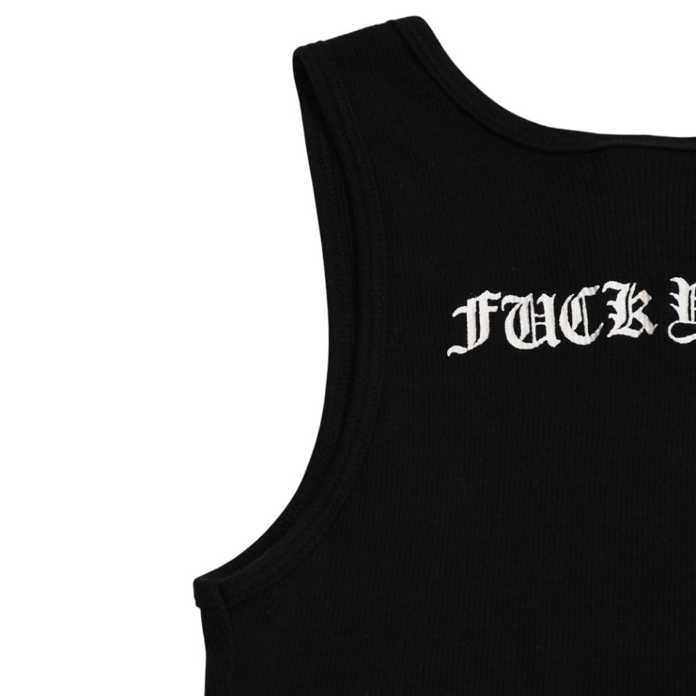 CHROME HEARTS クロムハーツ リブタンクトップ CHクロス スクロール