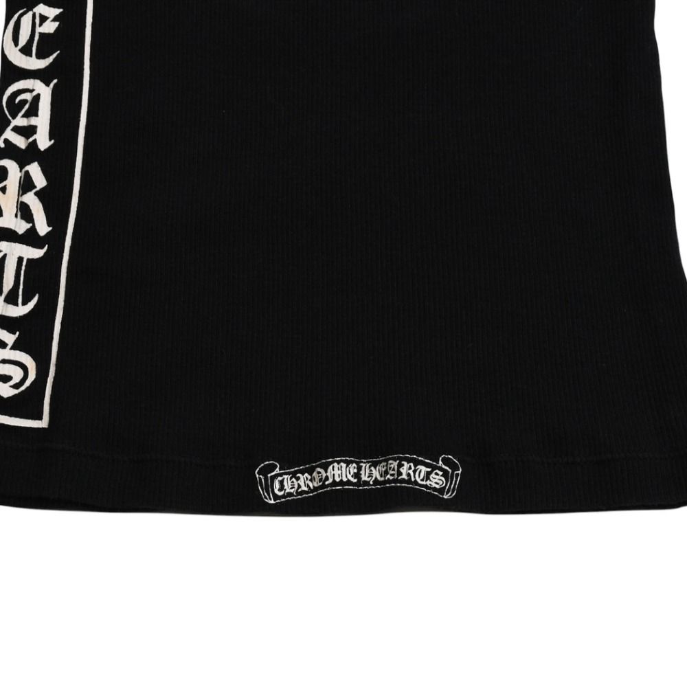 CHROME HEARTS クロムハーツ リブタンクトップ CHクロス スクロール