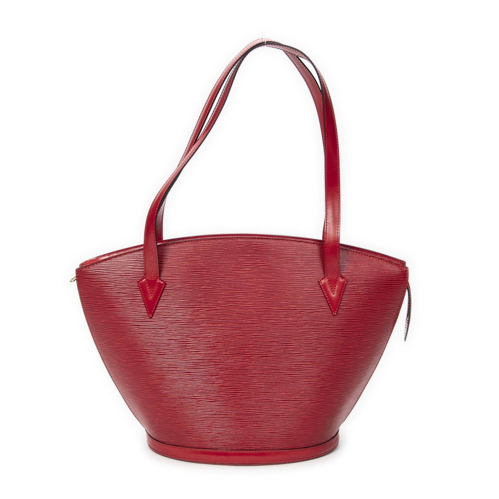 [中古] LOUIS VUITTON ルイヴィトンサンジャックのショッピング赤エピA