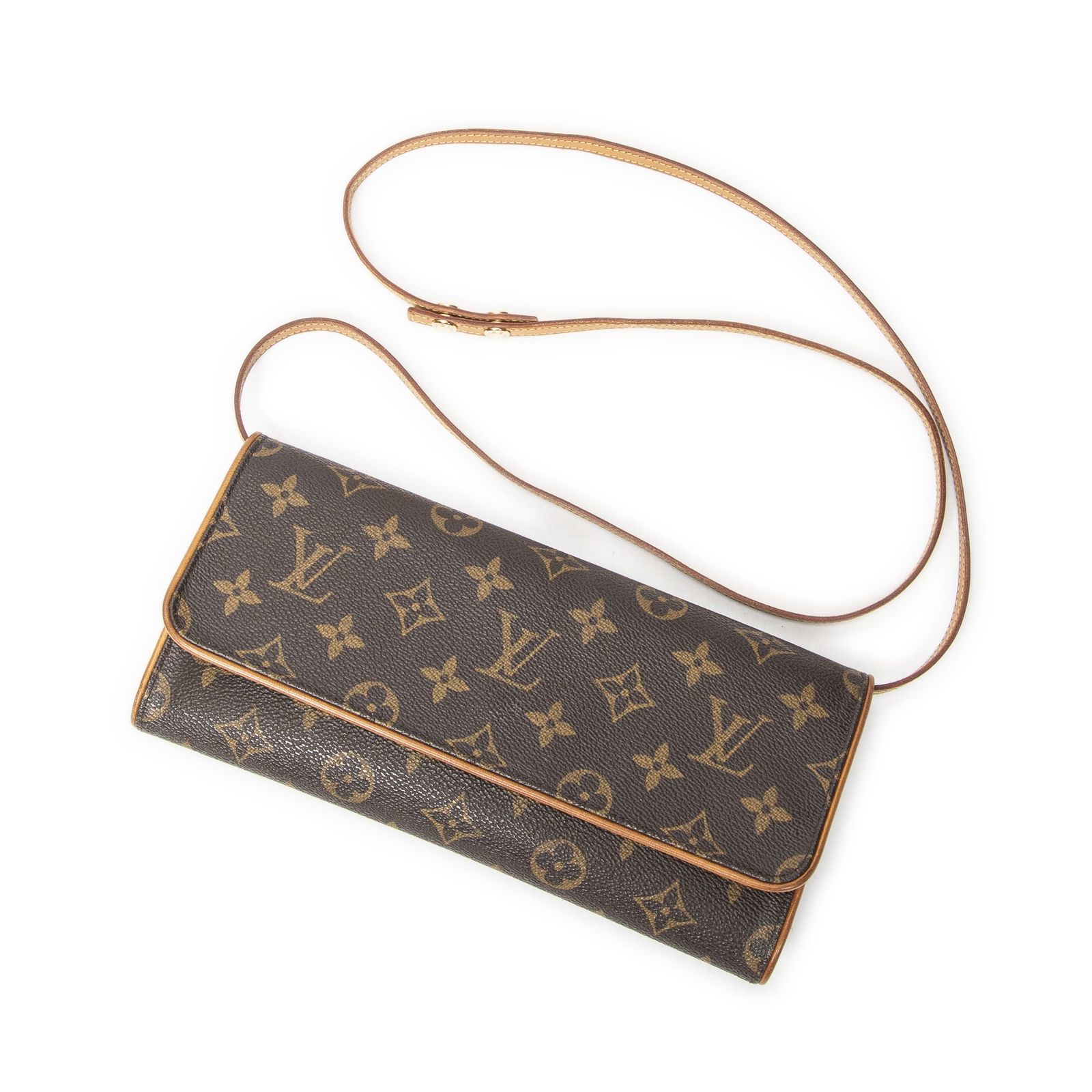 [中古] LOUIS VUITTON ルイヴィトンツイン茶色モノグラムキャンバスAB