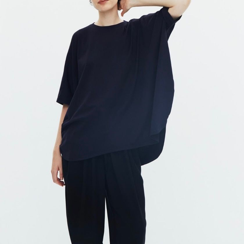【タグ付き】【未使用】ENFOLD エンフォルド 半袖Tシャツ ブラック 38 未使用・タグ付き】ENFOLD エンフォルド HALF-SLEEVES HEXAGON T-SHIRT