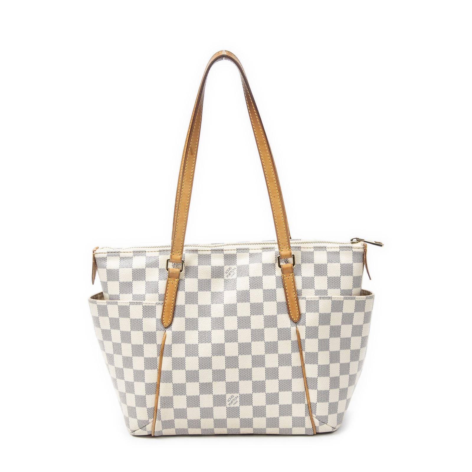 [中古] LOUIS VUITTON ルイヴィトントタリーアイボリーダミエ アズールAB