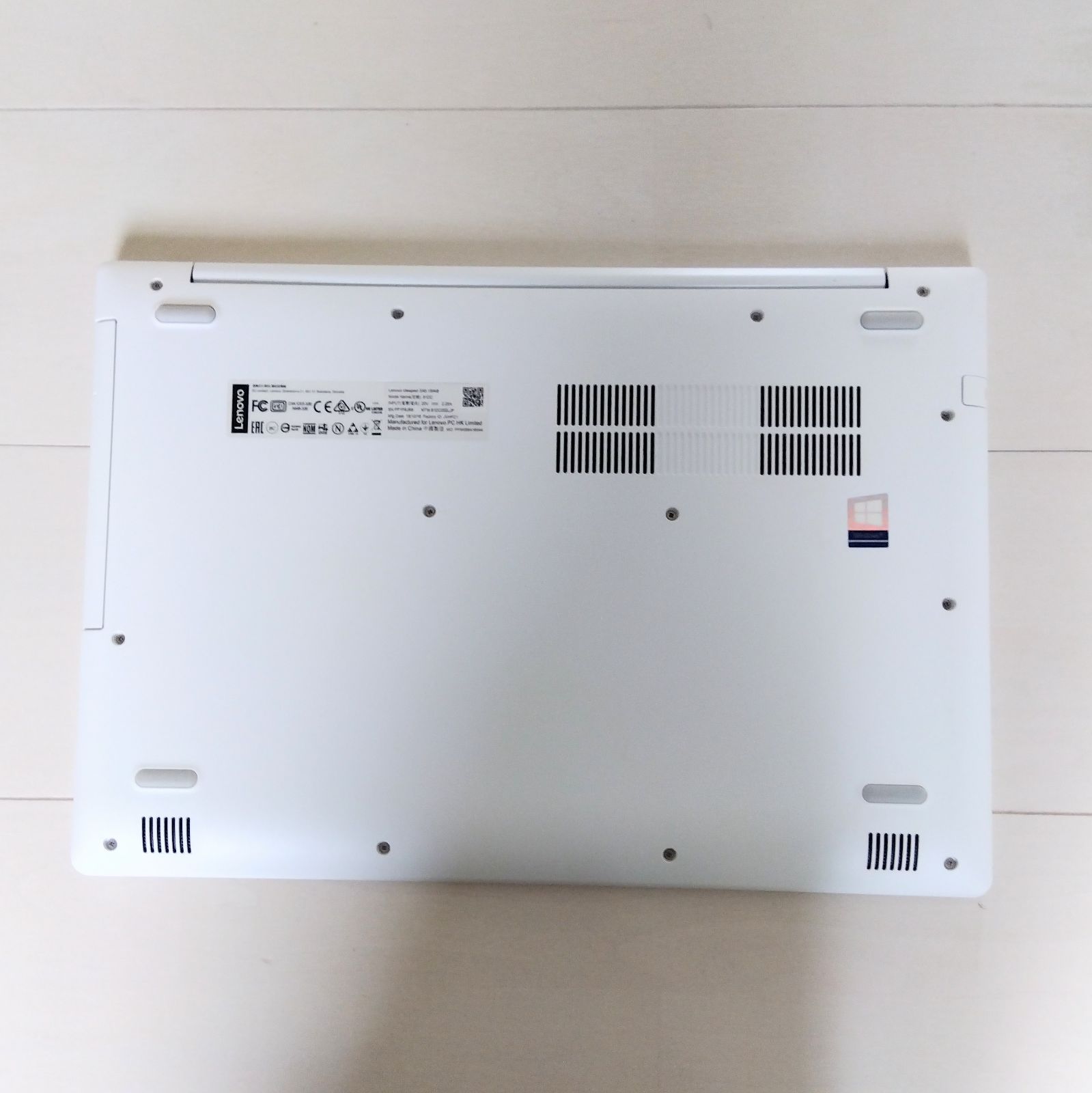 美品　LENOVOノート PC ホワイト　高速起動SSD Windows 11 Windows11✨高速SSD✨Lenovoノートパソコン✨カメラ＆Office付きPC✨08