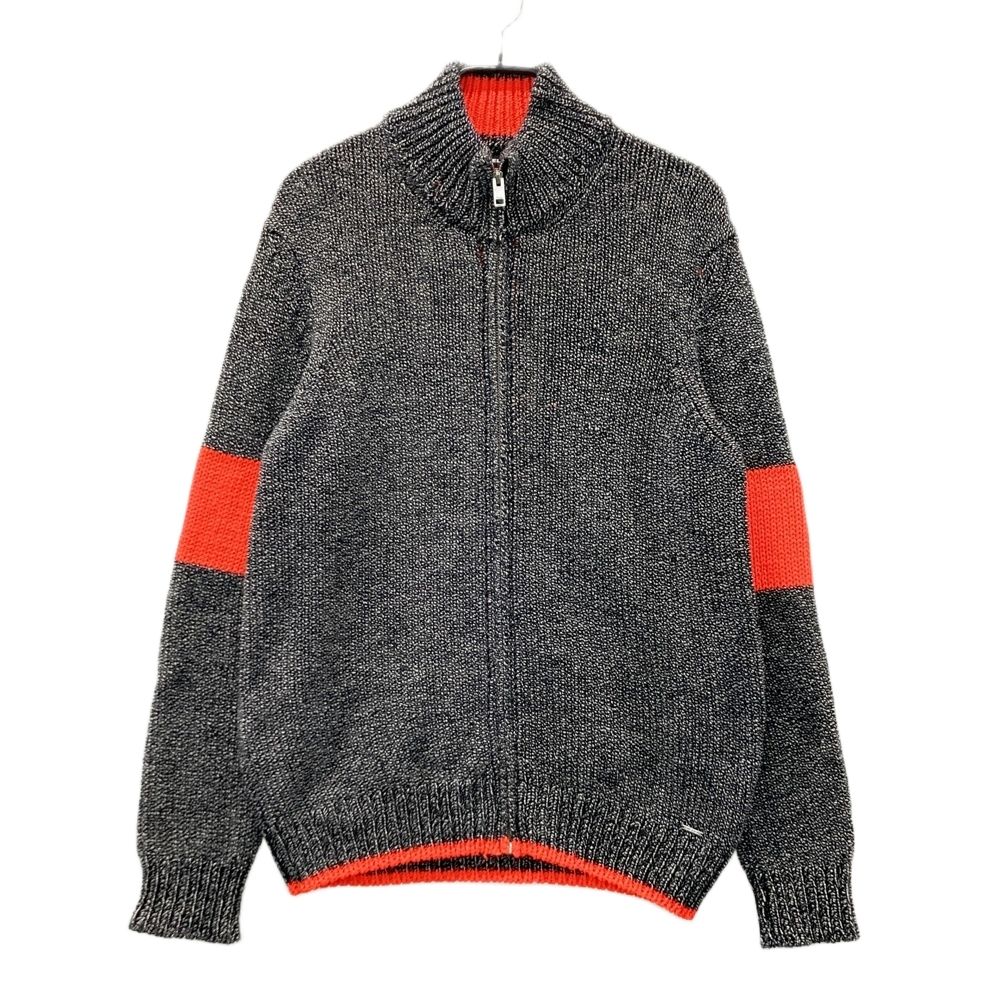DIESEL ディーゼル ドライバーズニット ジップジャケット グレー系 XL [240101612245] メンズ