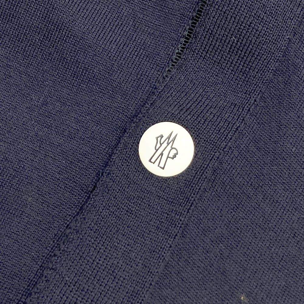 MONCLER モンクレール ガムブルー D13919419600 ウール カーディガン