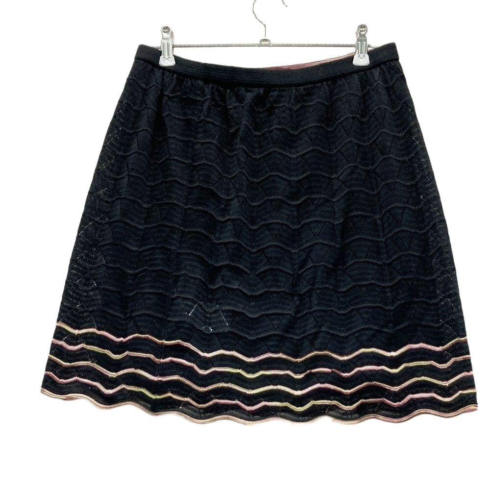 M MISSONI エムミッソーニ スカート ブラック系 42 [240101650946