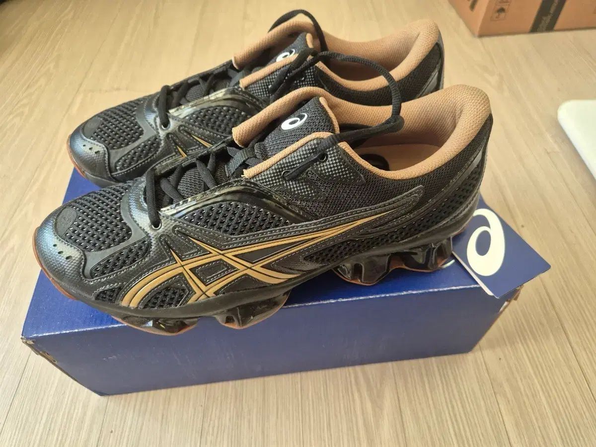 新品) アシックス キーコ ジエントジア ブラックブラウン 285