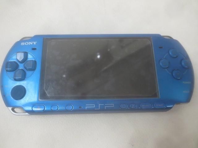 ゲーム PSP 本体 PSP3000 バイブランド・ブルー 動作品 本体のみ 中古品
