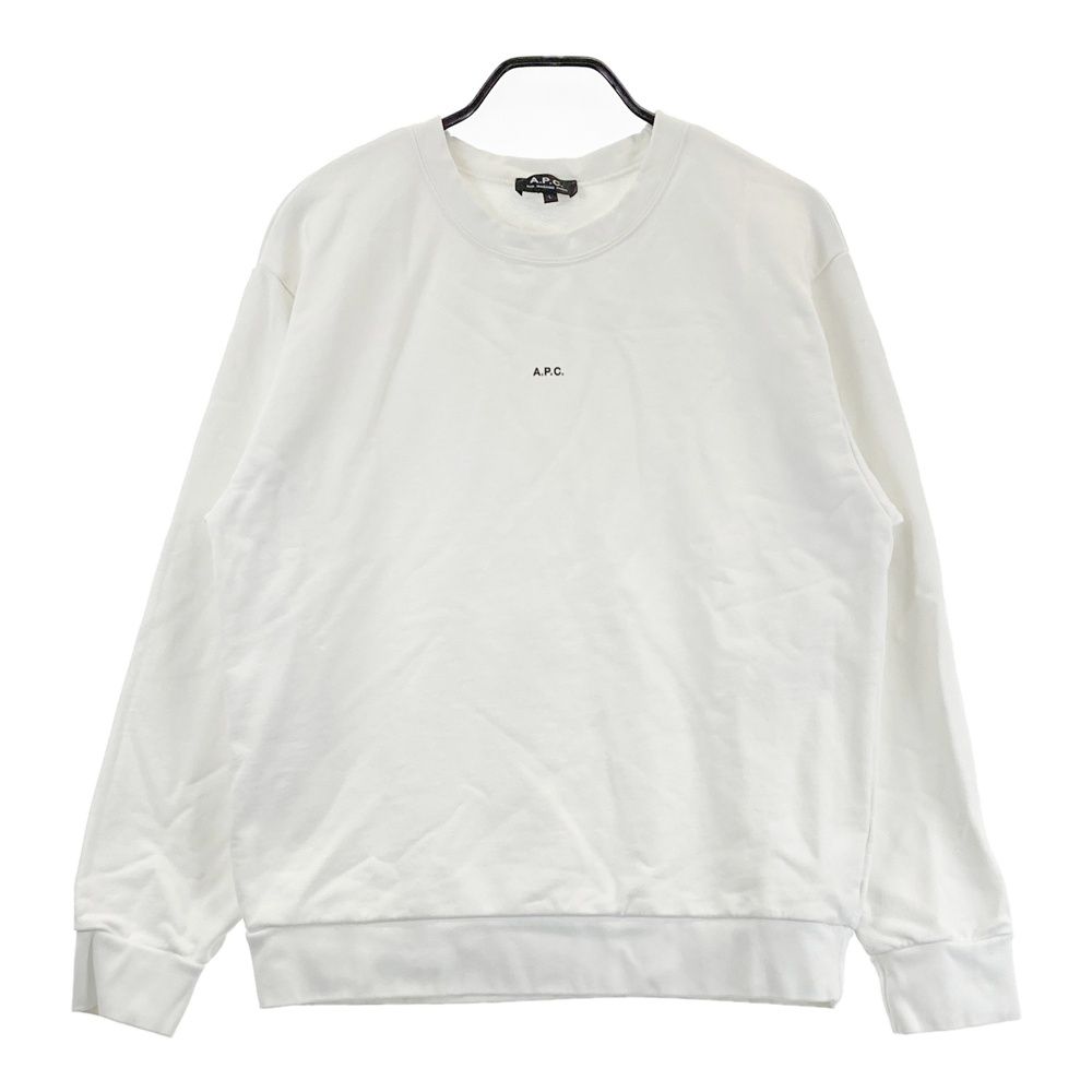 A.P.C. アーペーセー 24226-1-93184 スウェットトレーナー ホワイト系 L [240101663306] メンズ