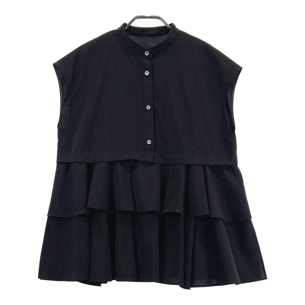ADORE アドーア 531-5210605 ジョーゼットブラウス ブラック系 38 [240101667378] レディース