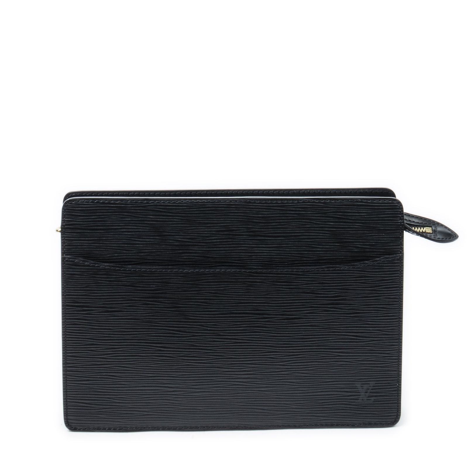 [中古] LOUIS VUITTON ルイヴィトンポシェットオム黒エピA