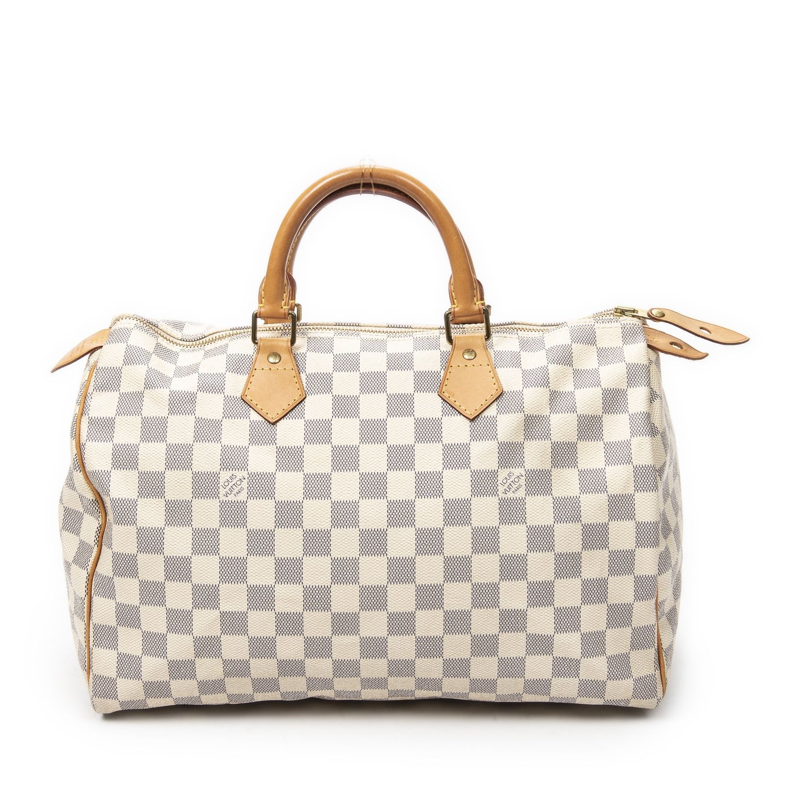 [中古] LOUIS VUITTON ルイヴィトンスピーディーアイボリーダミエ アズールA