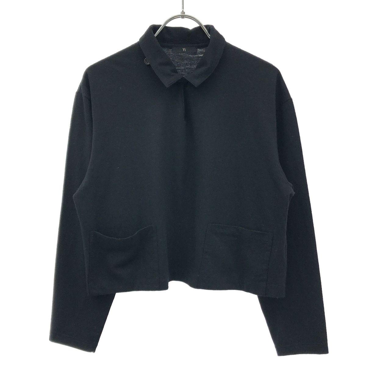Y's Yohji Yamamoto ワイズ ヨウジヤマモト 1980's ウールスキッパーシャツ YJ-T20-139 ブラック -