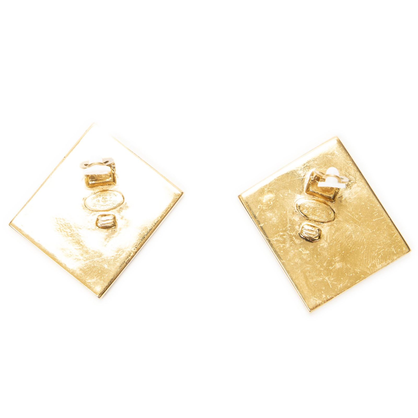 CHANEL シャネル ココマーク 中古 - イヤリング ラインストーン 中古 