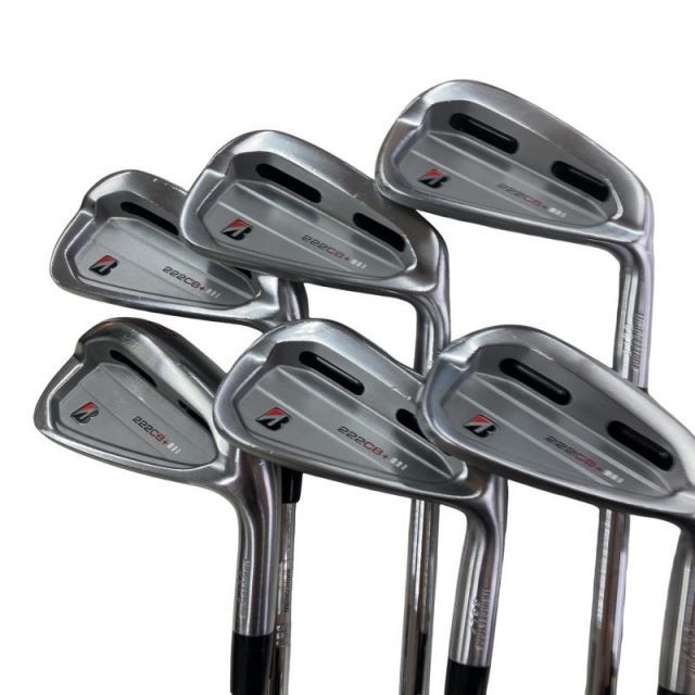 【中古】 ブリヂストン BRIDGESTONE 222CB+ 6S アイアンセット IR NS PRO 950GH neo (フレックスS) メンズ 男性用 右利き 右用 Cランク ゴルフクラブ