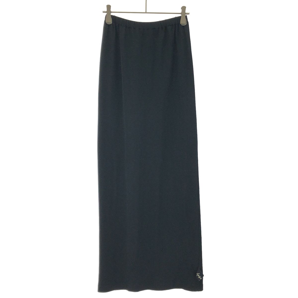 Yohji Yamamoto FEMME ヨウジヤマモト ファム ストレッチコットンスカート FA-T79-058 ブラック 2