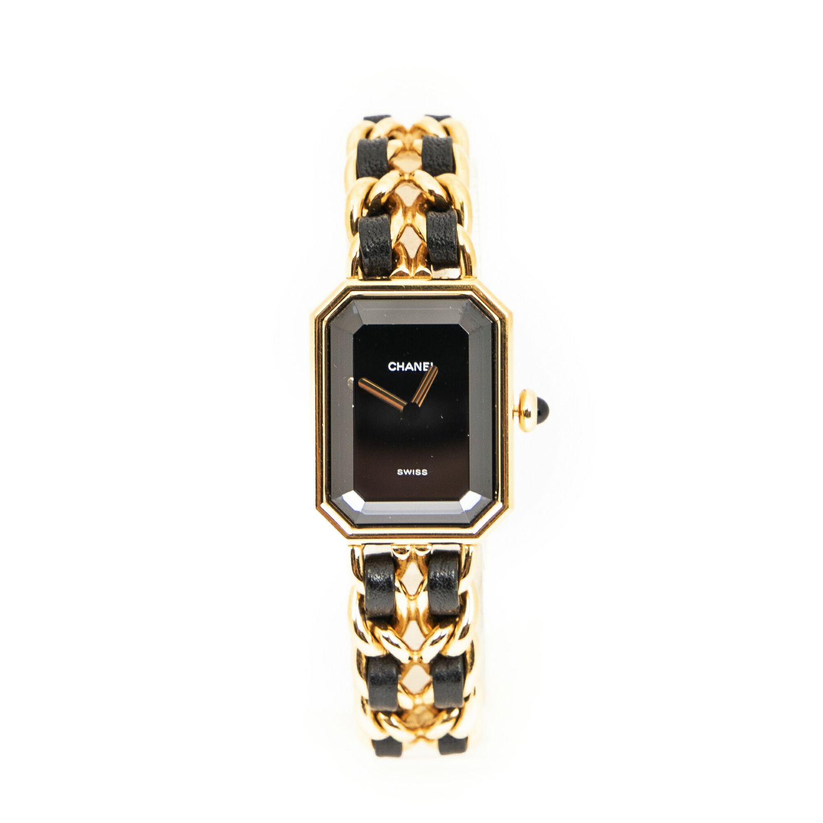 [中古] CHANEL シャネルプルミエールブラック/ゴールド金メッキA