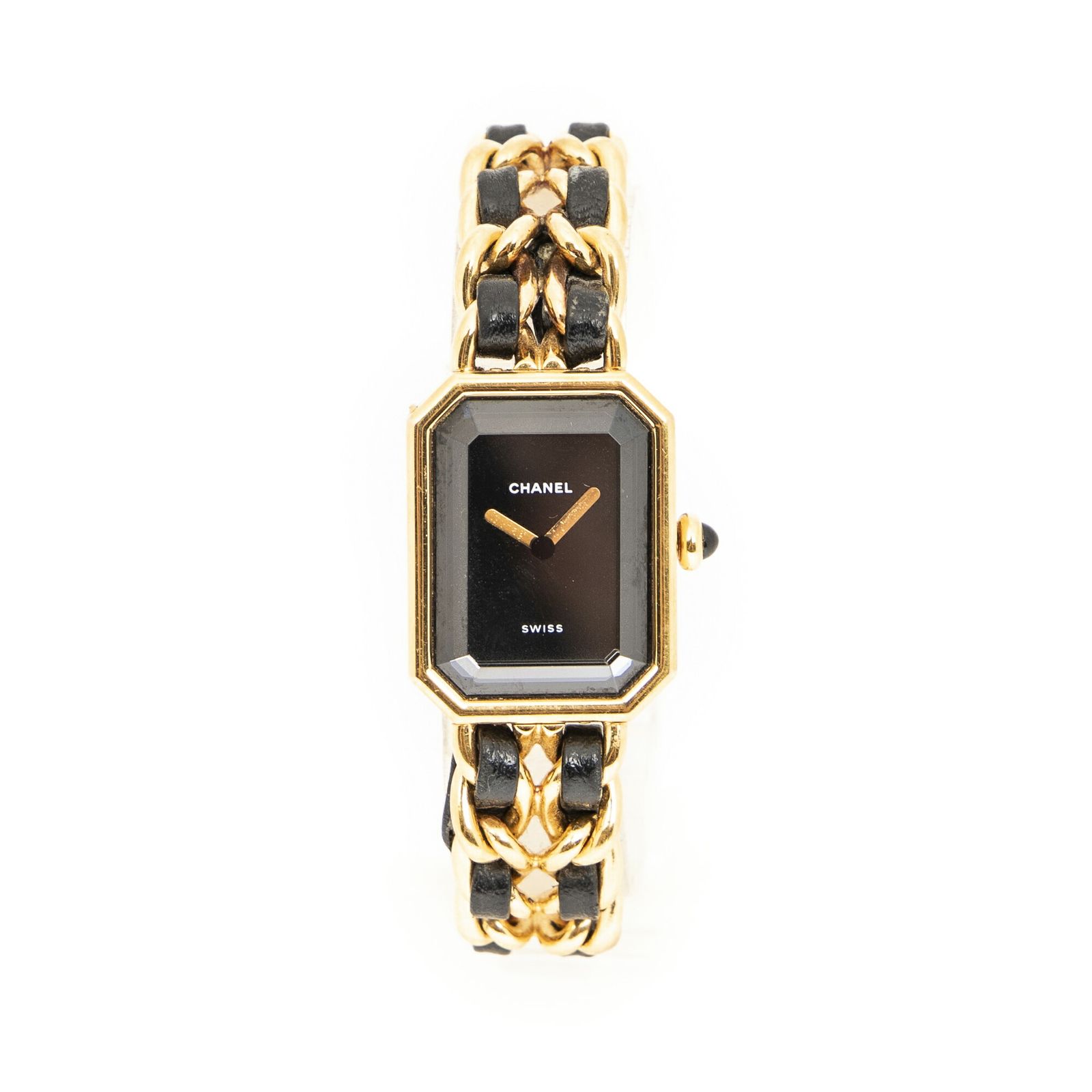 [中古] CHANEL シャネルプルミエールブラック/ゴールド金メッキA