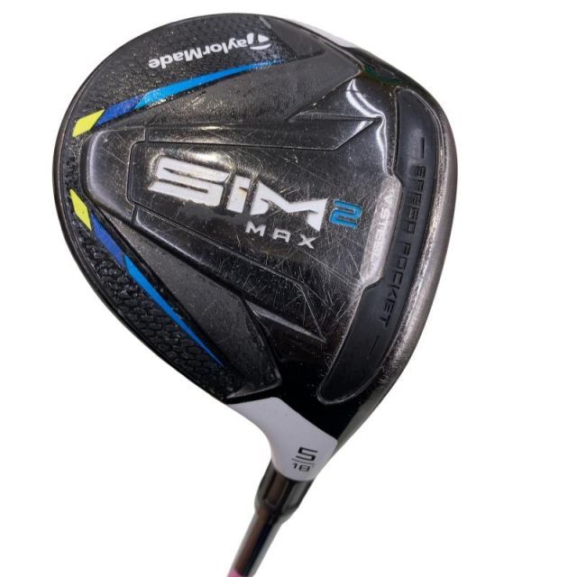 【中古】 テーラーメイド SIM2 MAX 5W フェアウェイウッド FW TENSEI BLUE TM50(SIM2 FW) (フレックスS) メンズ 男性用 右利き 右用 Cランク ゴルフクラブ