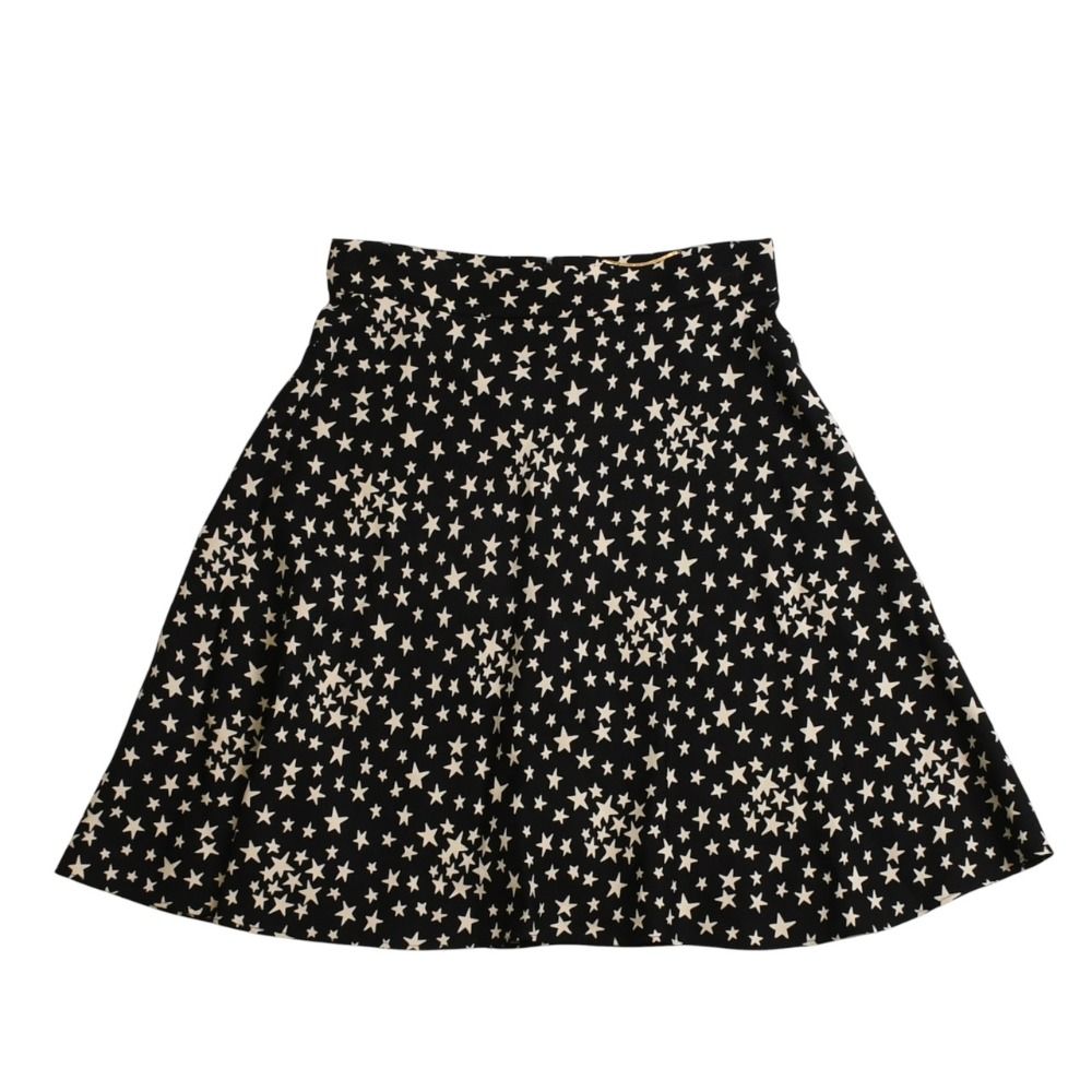 希少✨美品✨イヴサンローラン ワンピース　バブル期　ブラック　金ボタン　M 極美品 SAINT LAURENT PARIS サンローランパリ 星ワンピース スカート