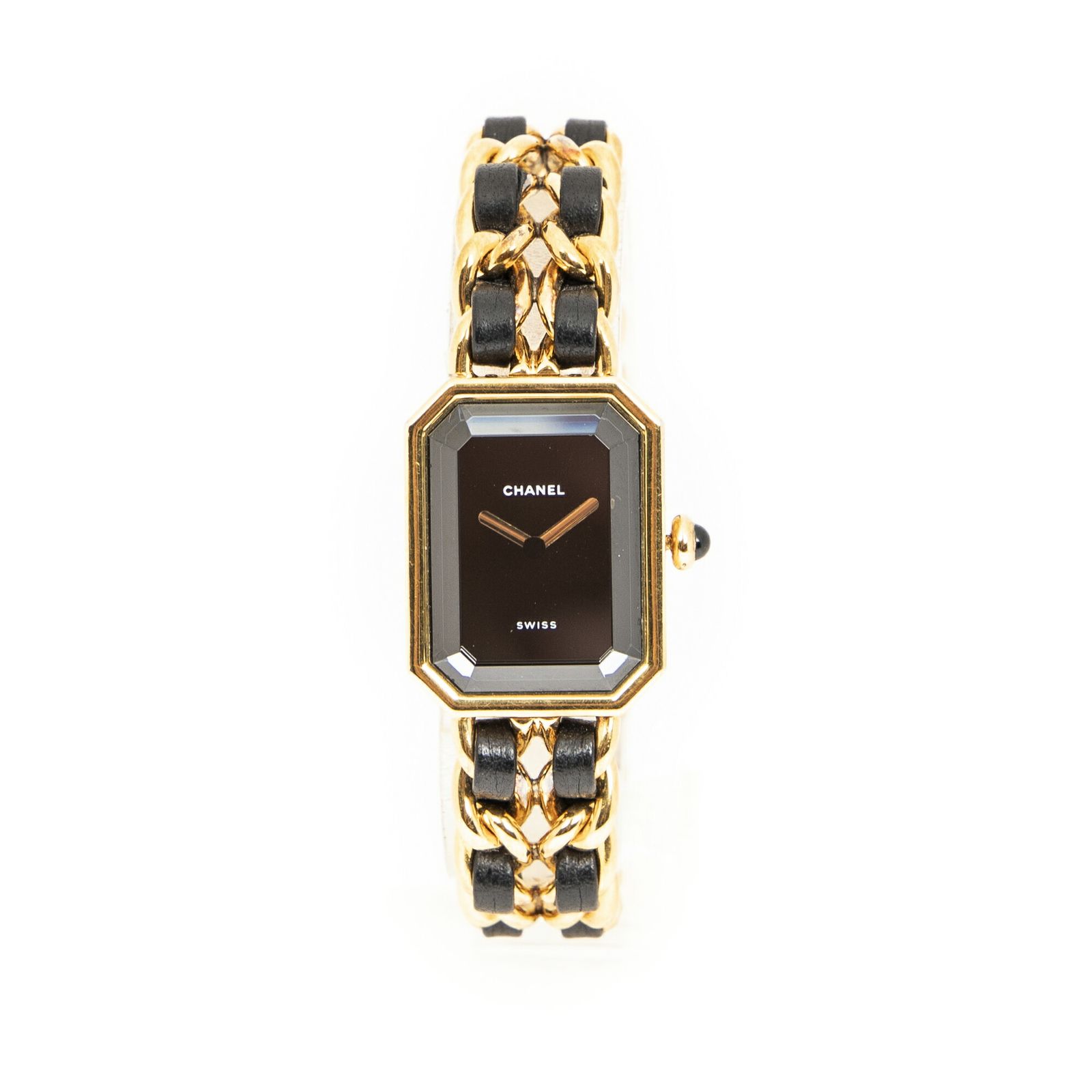 [中古] CHANEL シャネルプルミエールブラック/ゴールド金メッキA