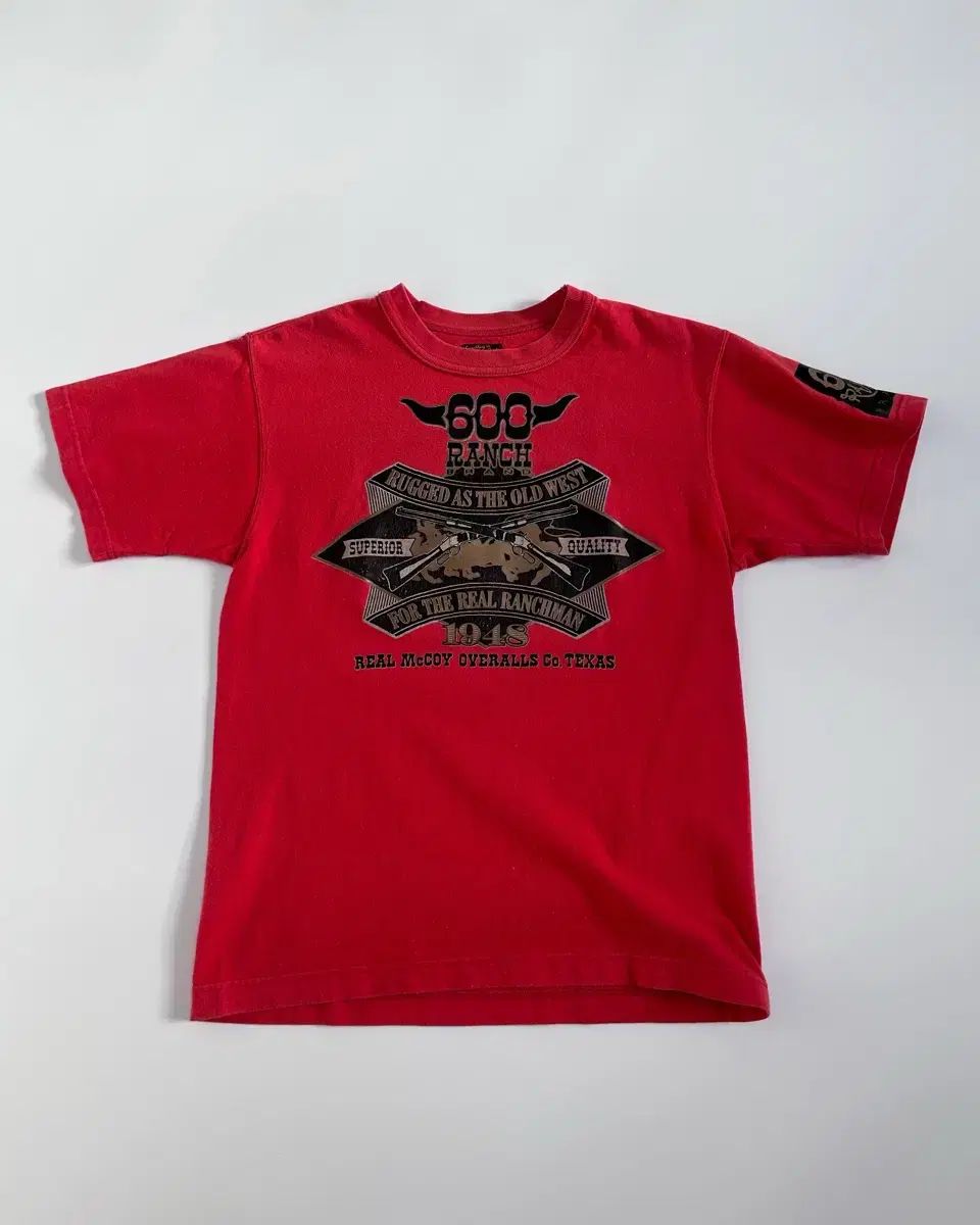 S) ザ・リアルマッコイズ 600ranch プリンティング Tシャツ