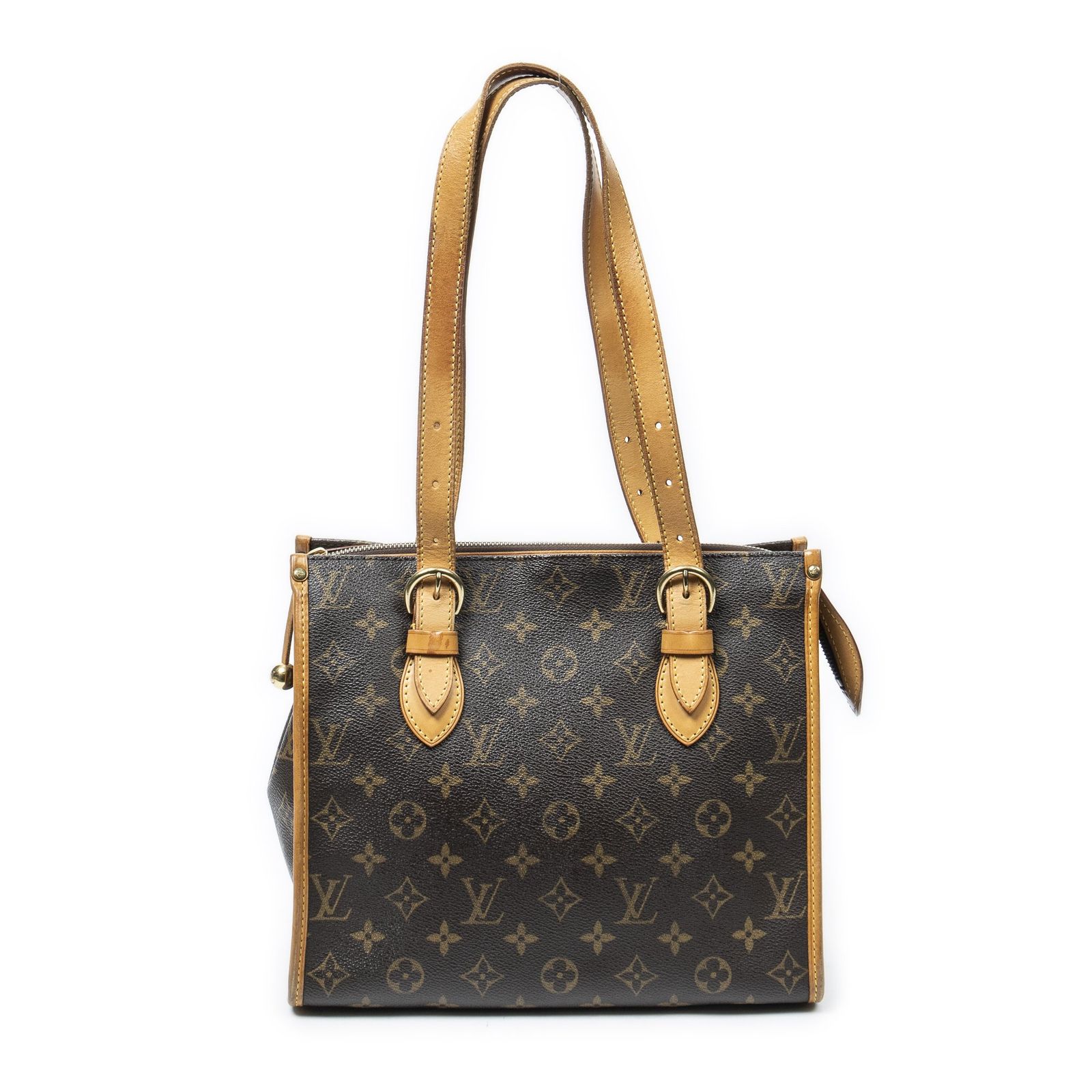 [中古] LOUIS VUITTON ルイヴィトンポパンクール オー茶色モノグラムキャンバスAB