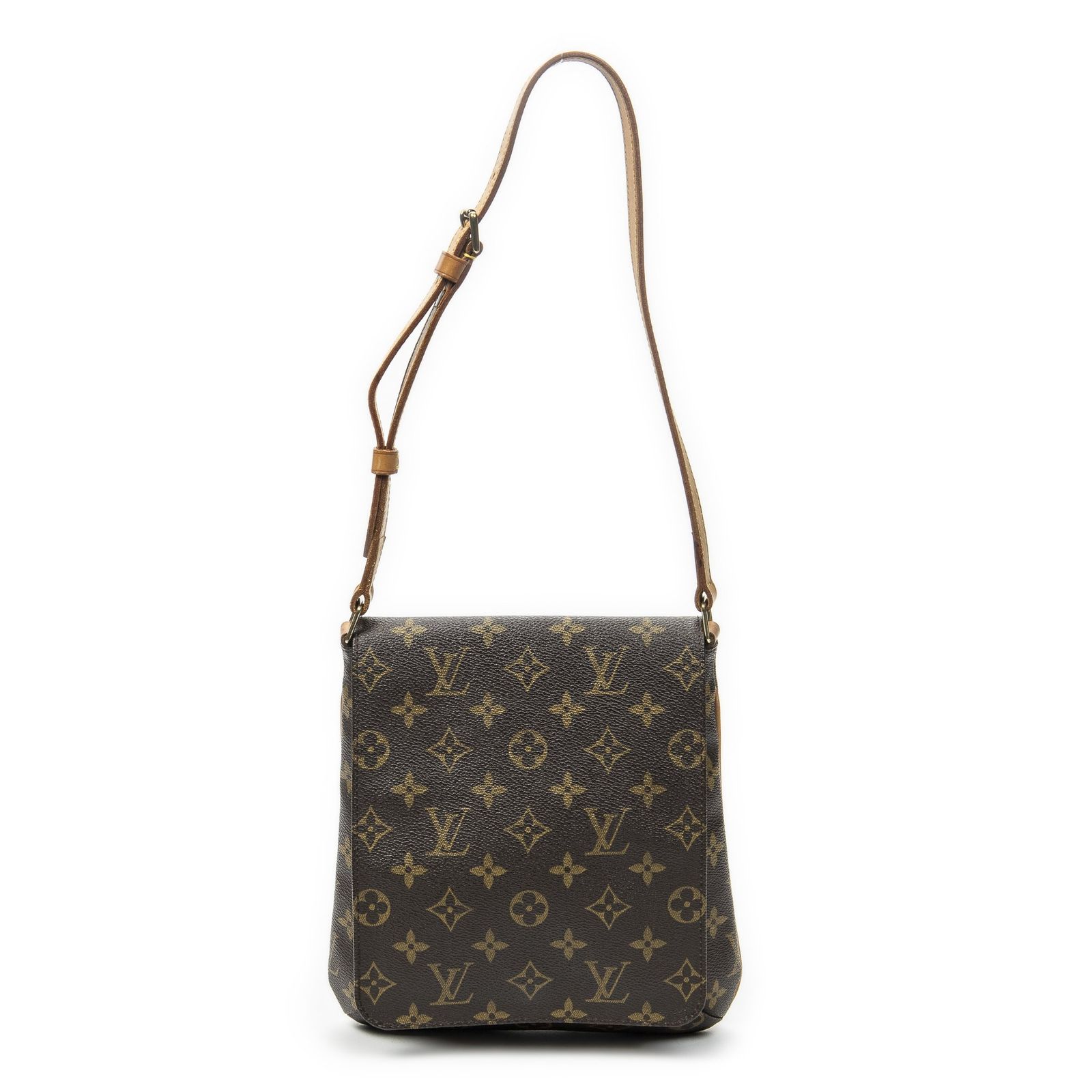 [中古] LOUIS VUITTON ルイヴィトンミュゼットサルサ茶色モノグラムキャンバスAB