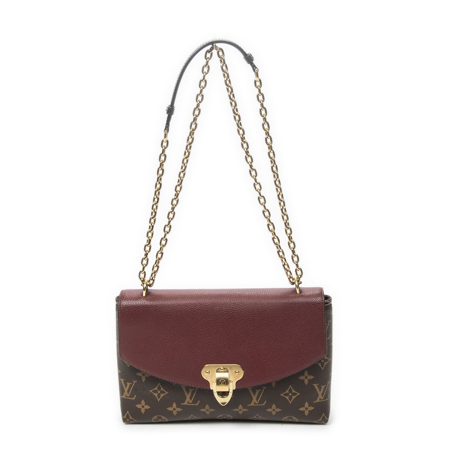 [中古] LOUIS VUITTON ルイヴィトンSaint Placide茶色モノグラムキャンバスA