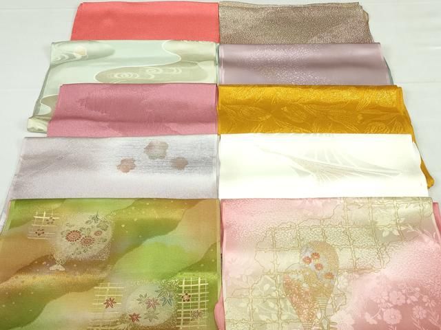 平和屋着物★和装小物　帯揚げ10枚セット　丹後ちりめん　正絹　逸品　DABG6237xg 12,168円