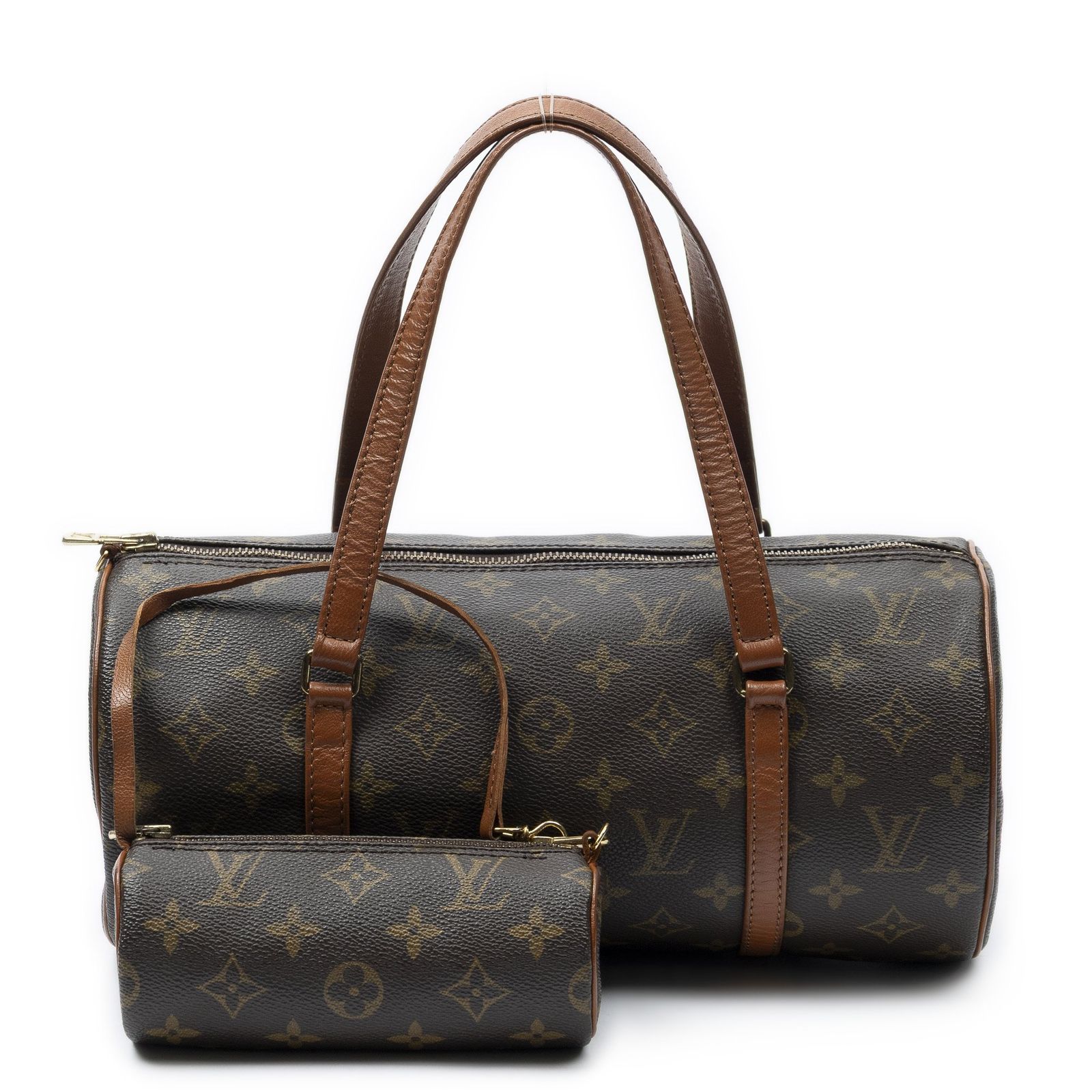 [中古] LOUIS VUITTON ルイヴィトンパピヨン茶色モノグラムキャンバスA