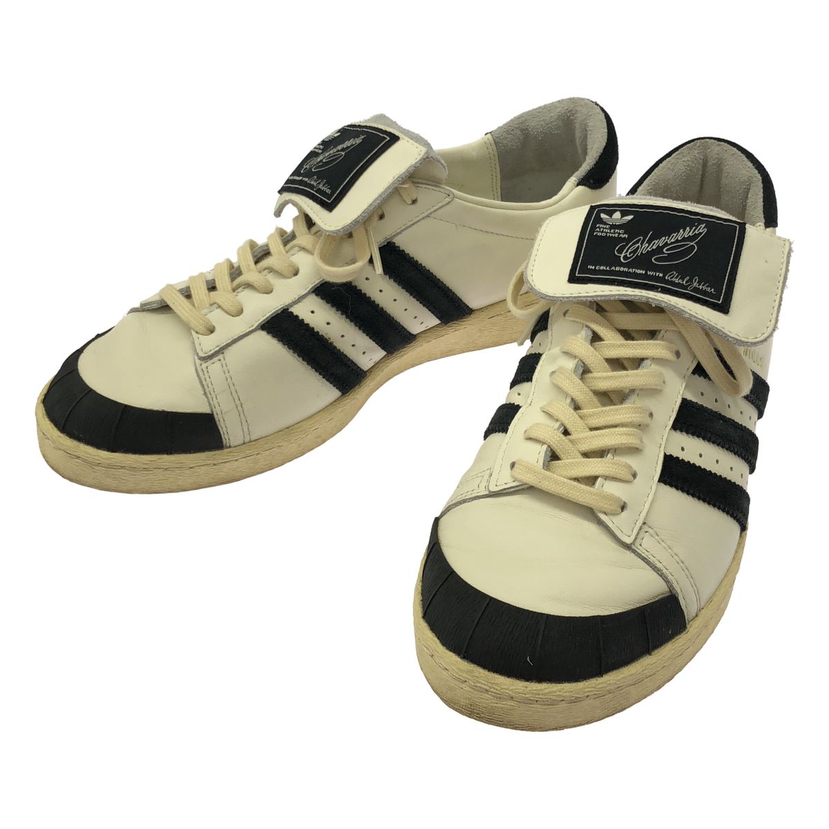 adidas×WILLY CHAVARRIA アディダス ウィリーチャバリア Jabbar Low Off White Core Black Warm Vanilla スニーカー JP6107 ホワイト 28cm