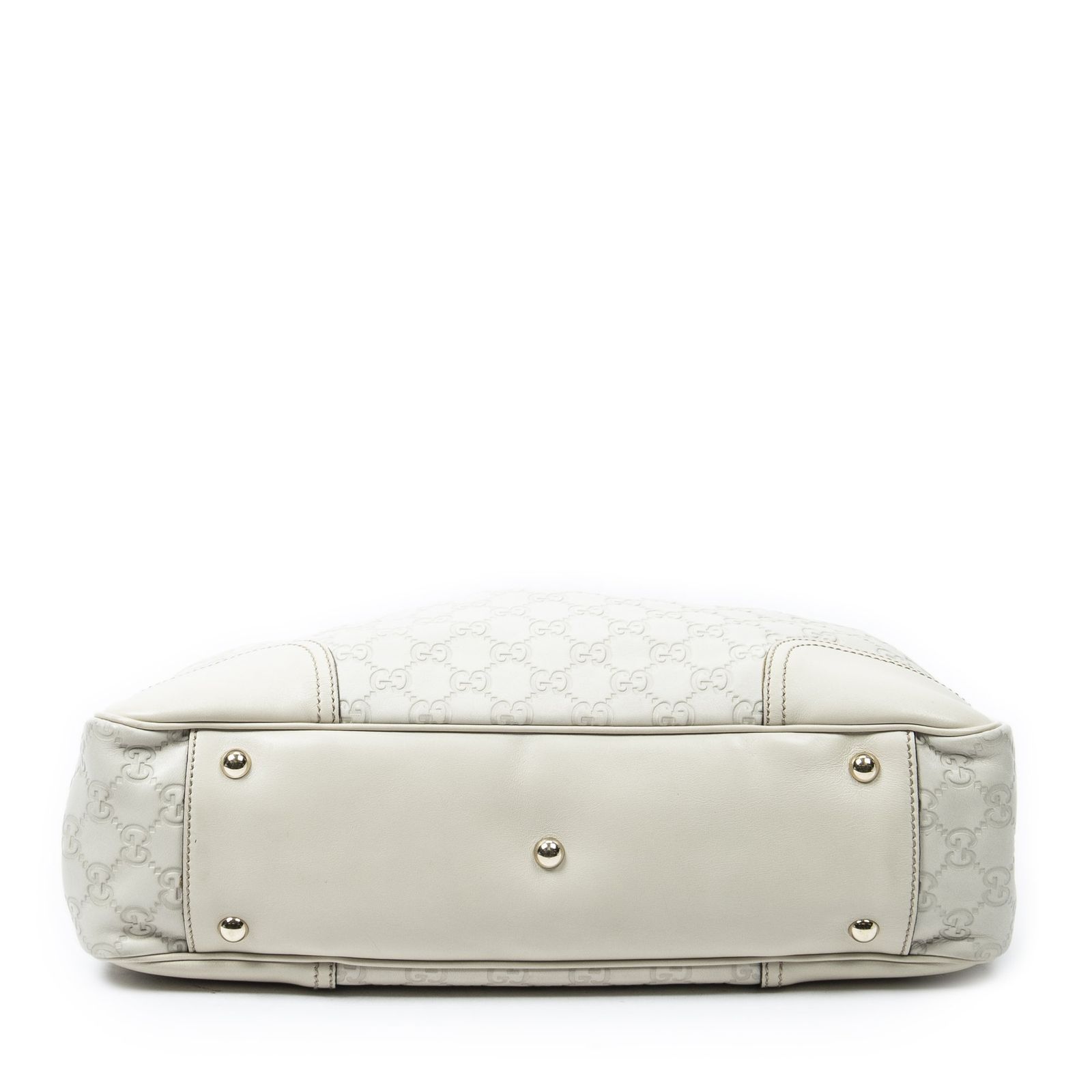 中古] GUCCI グッチミディアム プリンシー トートアイボリー