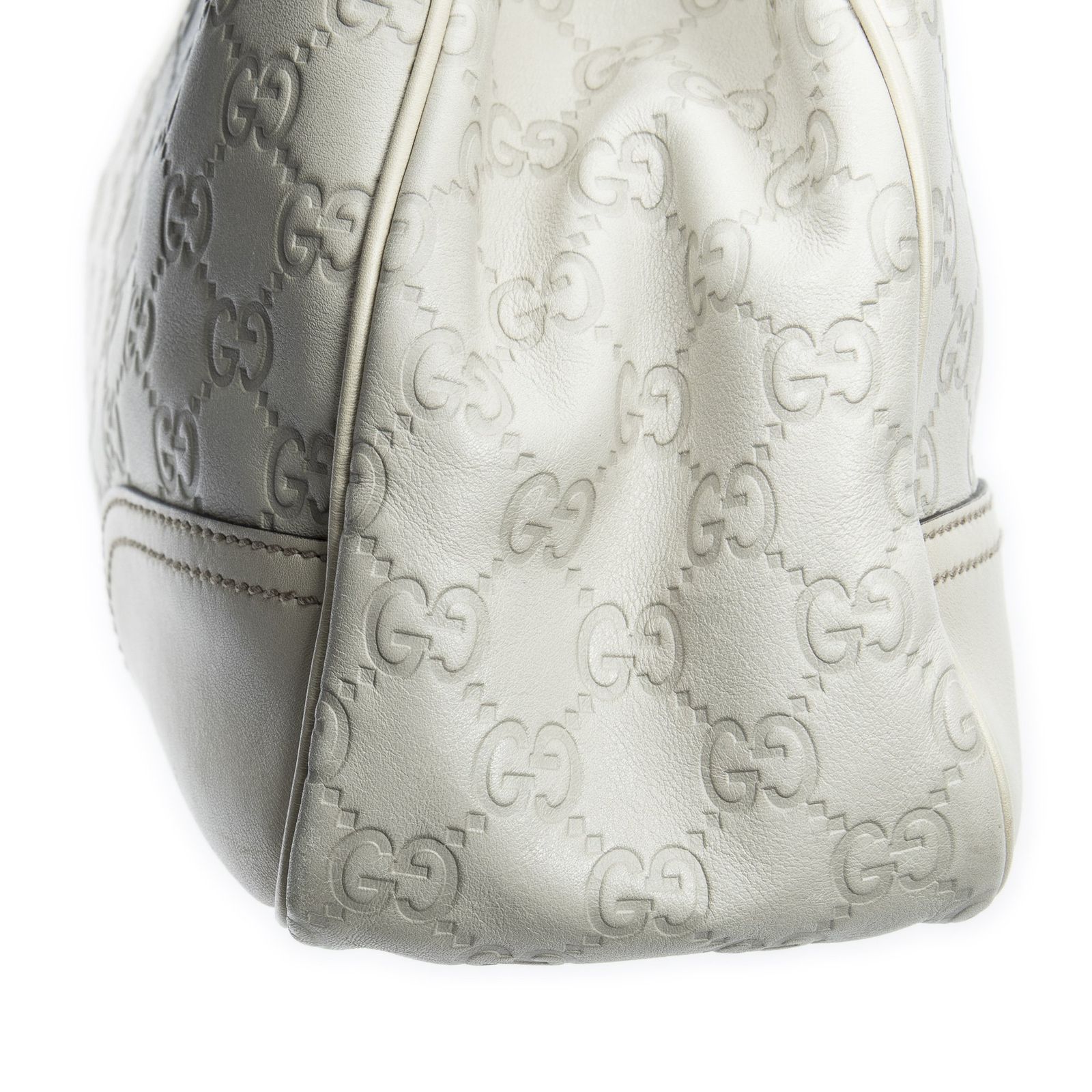 ⭐️美品⭐️GUCCI グッチ プリンシー グッチシマ トートバッグ アイボリー 中古] GUCCI グッチミディアム プリンシー トートアイボリー