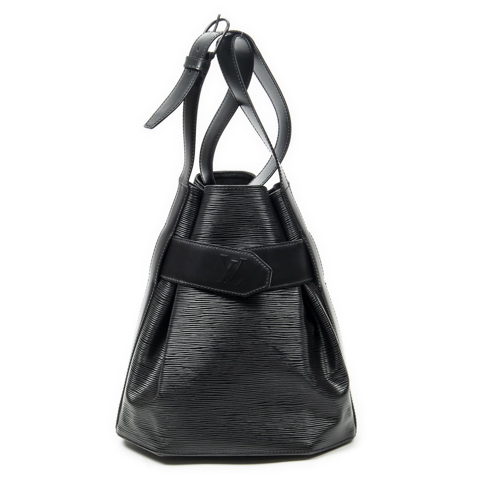 [中古] LOUIS VUITTON ルイヴィトンサックデポール黒エピA