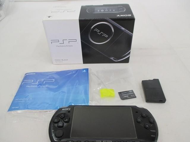 中古品 ゲーム PSP 本体 PSP3000 ピアノブラック 動作品 箱・取説付き