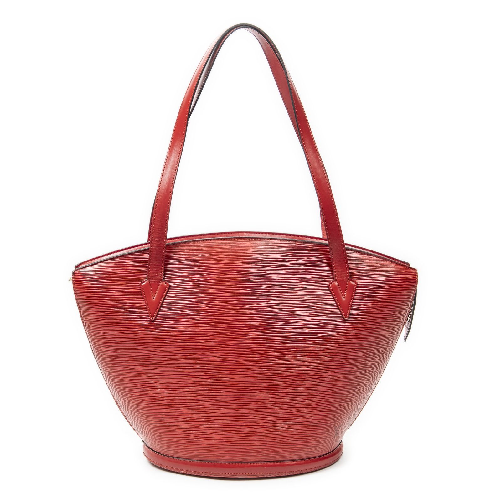 [中古] LOUIS VUITTON ルイヴィトンサンジャックのショッピング赤エピAB