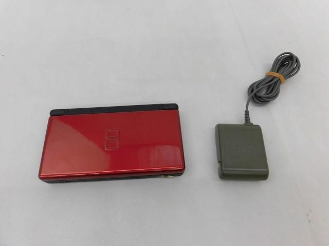 良品 ゲーム ニンテンドーDS 本体 DS Lite USG-001 クリムゾンブラック 動作品 充電器付き