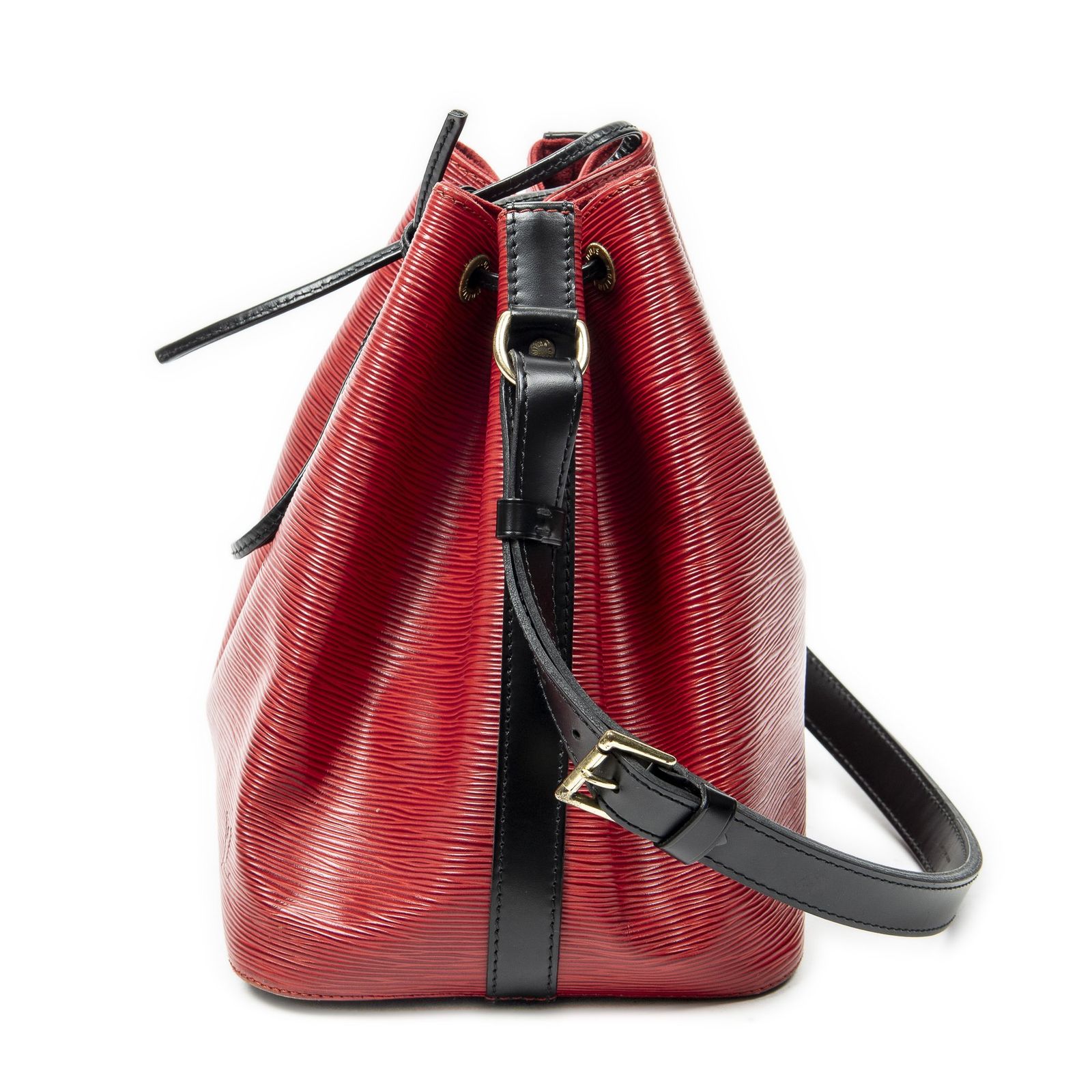 中古] LOUIS VUITTON ルイヴィトンノエ バイカラー赤/黒エピA - メルカリ