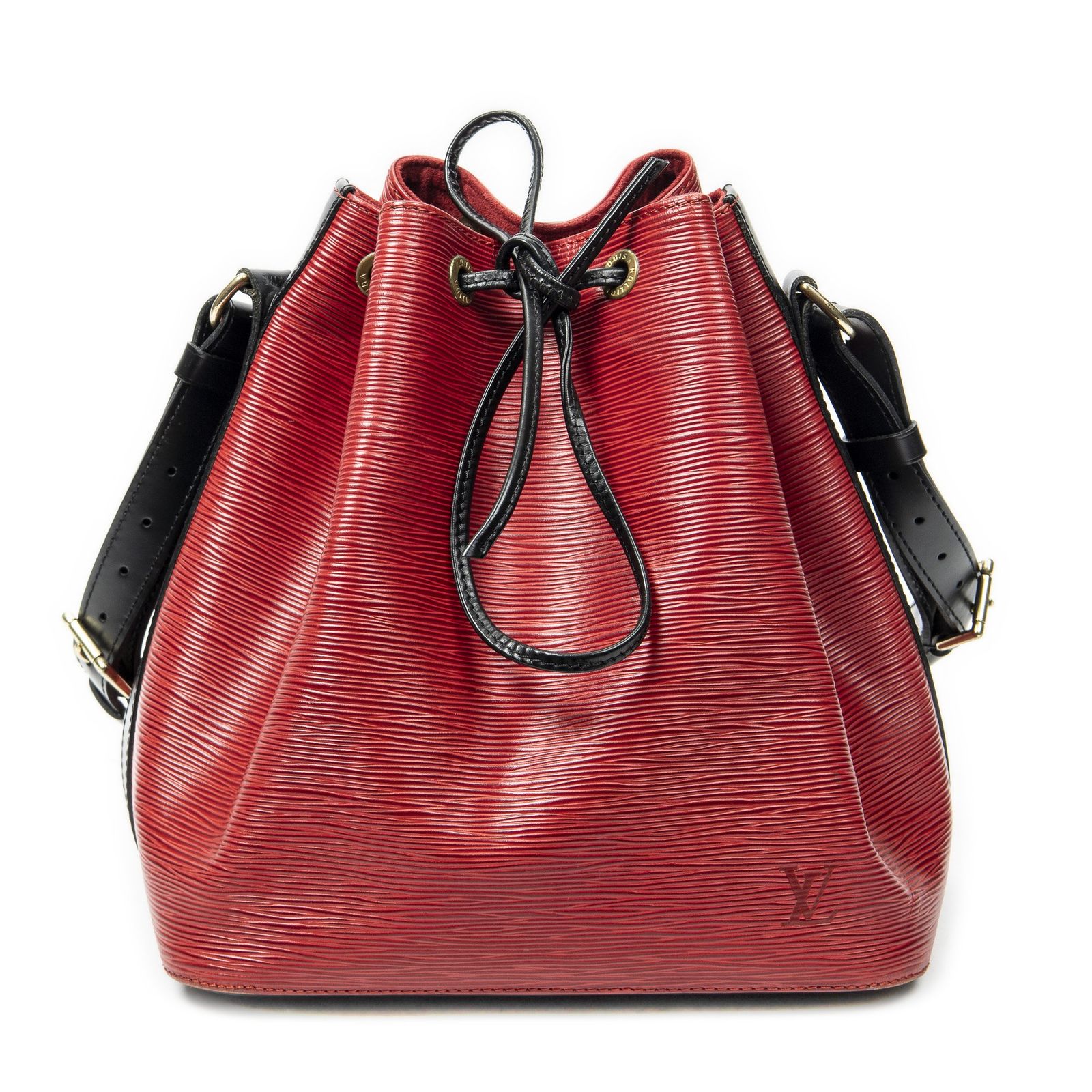 中古] LOUIS VUITTON ルイヴィトンノエ バイカラー赤/黒エピA - メルカリ
