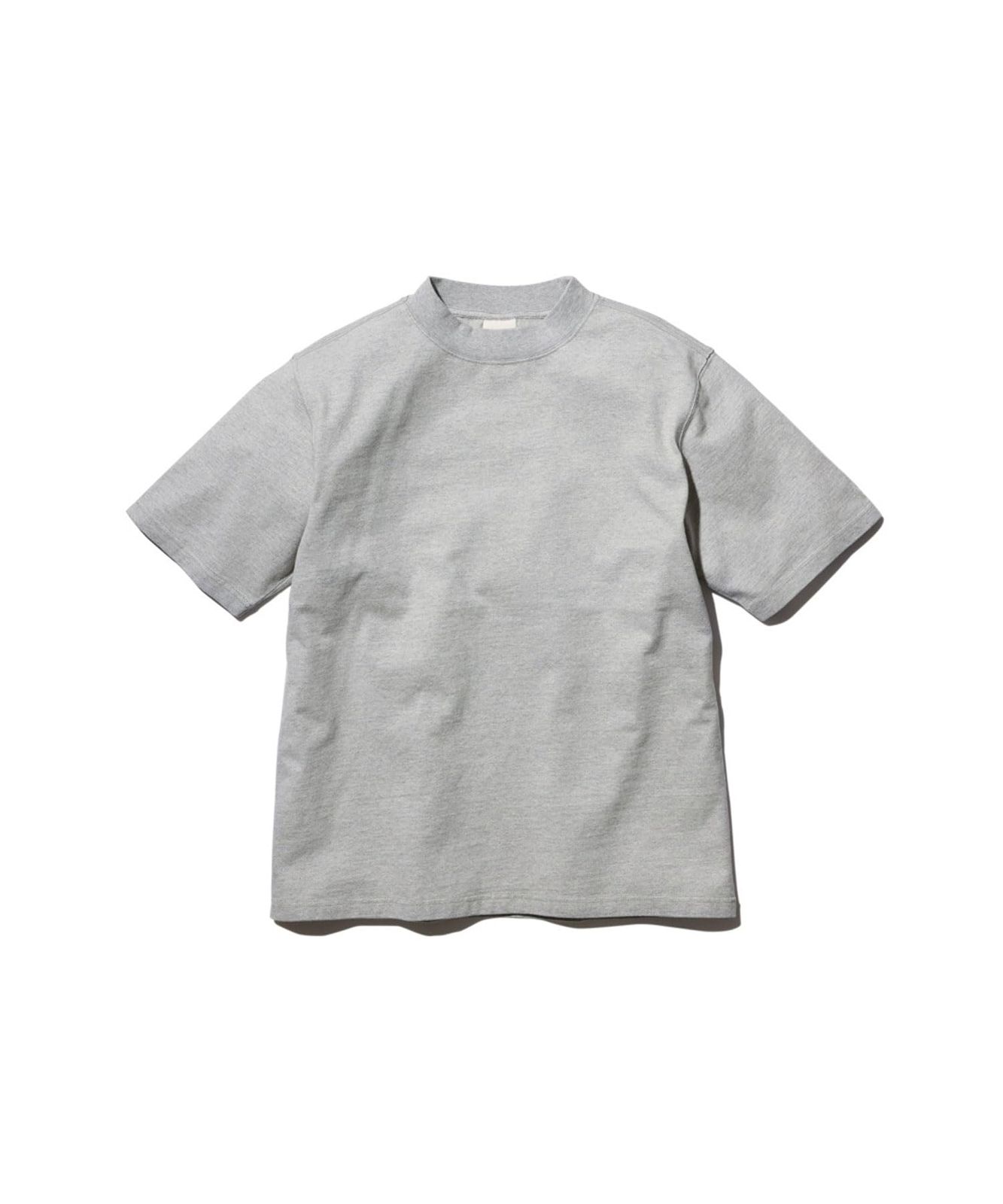 新品 スノーピーク(snow peak)Tシャツ Recycled Cotton Mockneck T-Shirt size L M.GREY TS-25SU403フェス キャンプ アウトドア